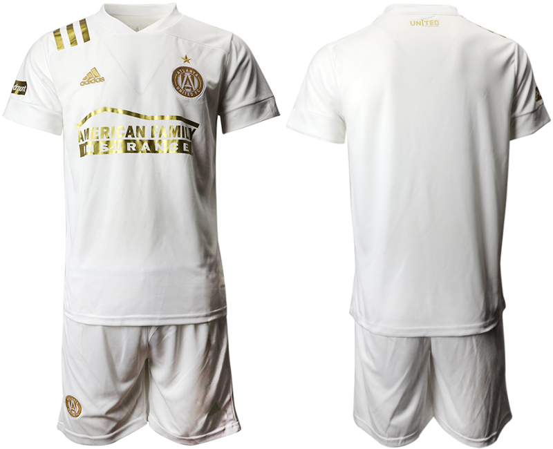Men 2020-2021 club Atlanta Union away blank white Soccer Jerseys->other club jersey->Soccer Club Jersey